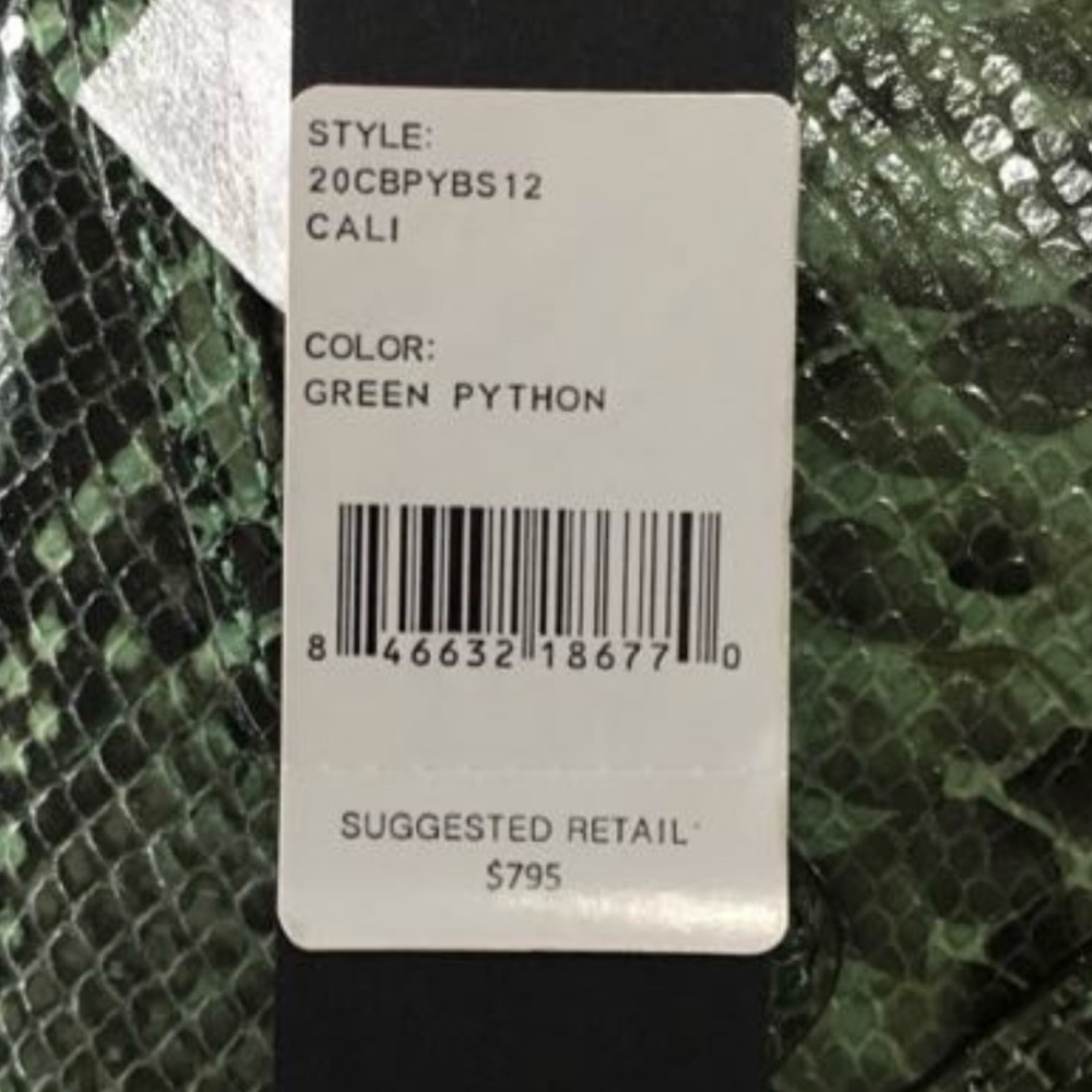 EUC Rebecca Minkoff Collection Limited Edition Cali Green Python - Picture 15 of 15